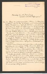 k.k. naturhistorisches Hofmuseum, Intendanzakten 1885-1896 (Hauer), Aktenzahl Z.739/1890, Seite 1